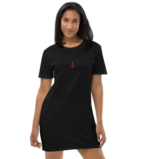 ANCHOR - Organic T-Shirt Kleid mit Stick Stella Spinner T-Shirt Kleid ST/ST mit Stick Shirtee 