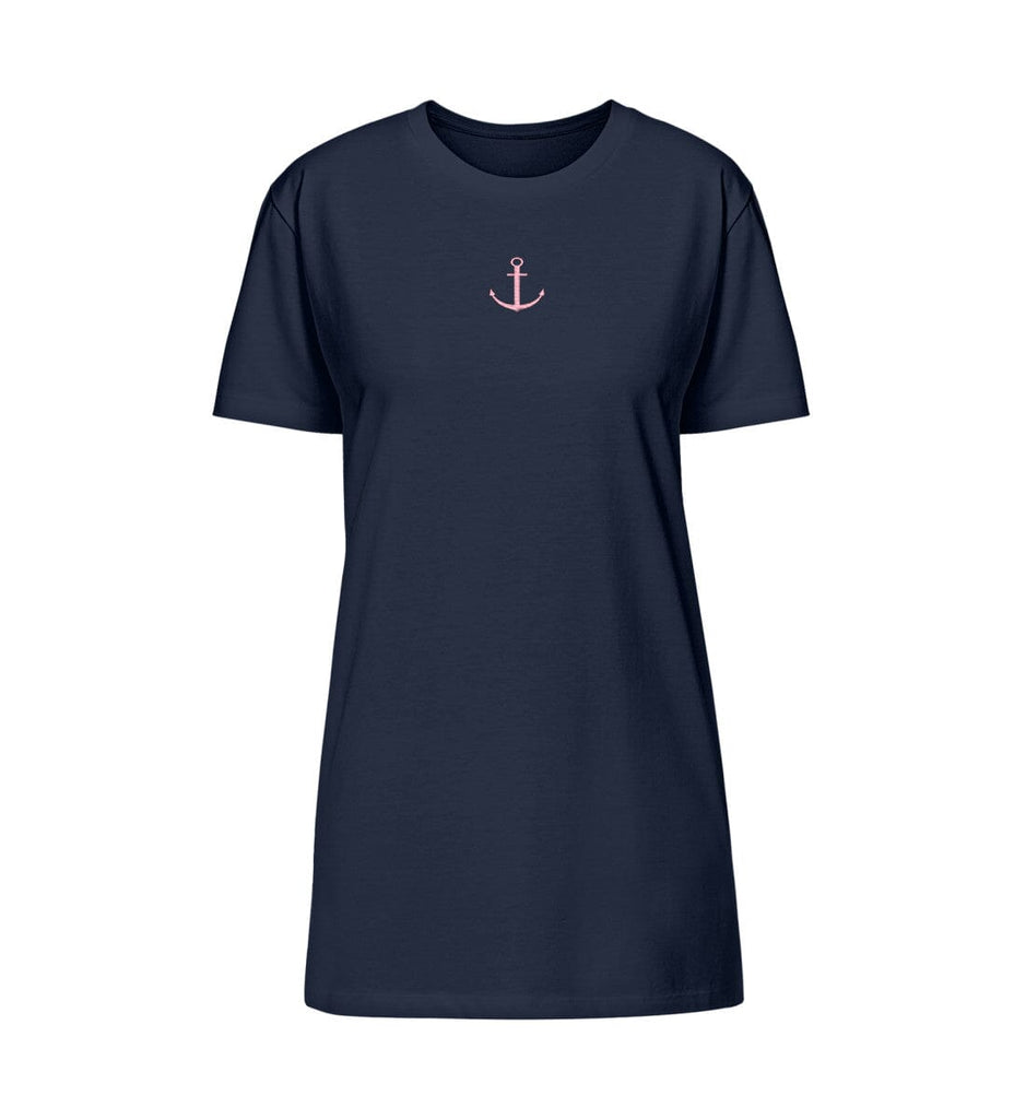 ANCHOR - Organic T-Shirt Kleid mit Stick Stella Spinner T-Shirt Kleid ST/ST mit Stick Shirtee French Navy XS 