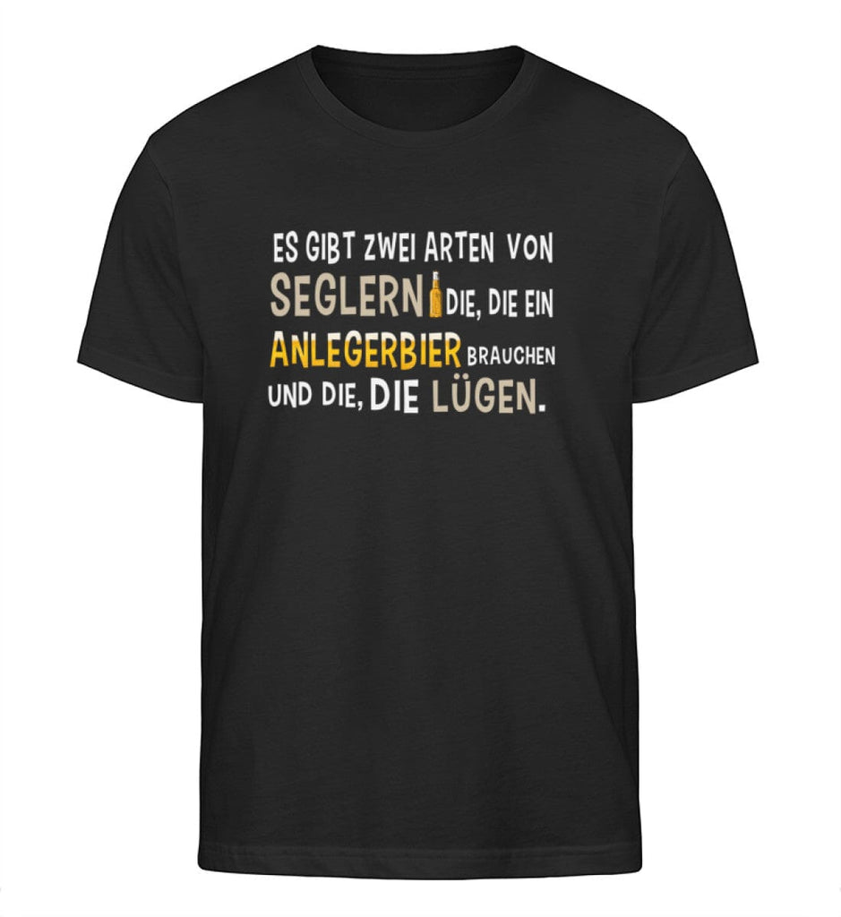 ANLEGERBIER - Herren Organic Shirt Rocker T-Shirt ST/ST Shirtee Black S 