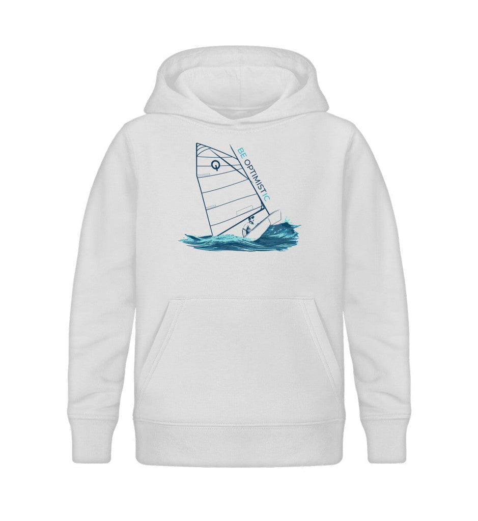 BE OPTIMIST(IC) - Kinder Organic Hoodie Mini Cruiser Hoodie ST/ST Shirtee White 12/14 (152/164) 