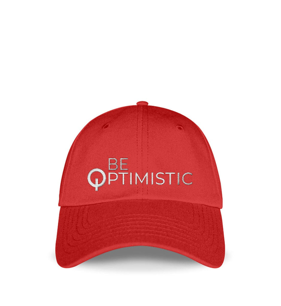 BE OPTIMIT(IC) - Cap Baseball Cap mit Stickerei Shirtee Fire Red Einheitsgröße 