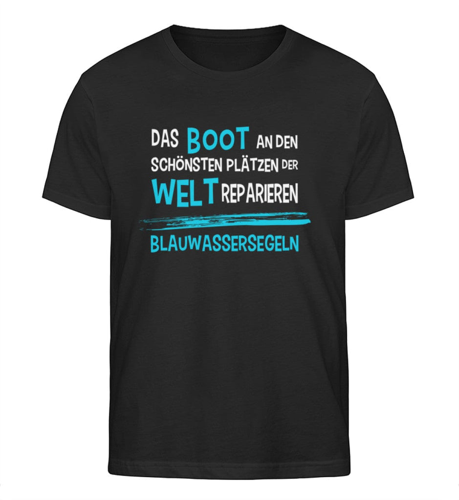 BLAUWASSERSEGELN - Herren Organic Shirt Rocker T-Shirt ST/ST Shirtee Black S 