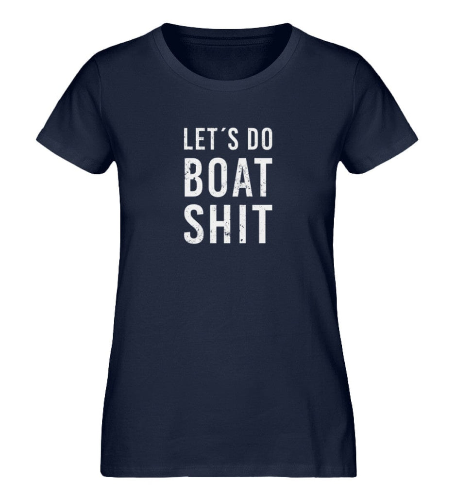 BOAT SHIT - Organic Shirt Expresser T-Shirt ST/ST Shirtee French Navy XS 