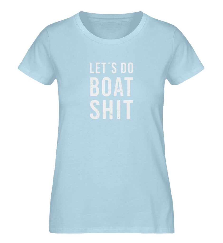 BOAT SHIT - Organic Shirt Expresser T-Shirt ST/ST Shirtee Sky Blue S 