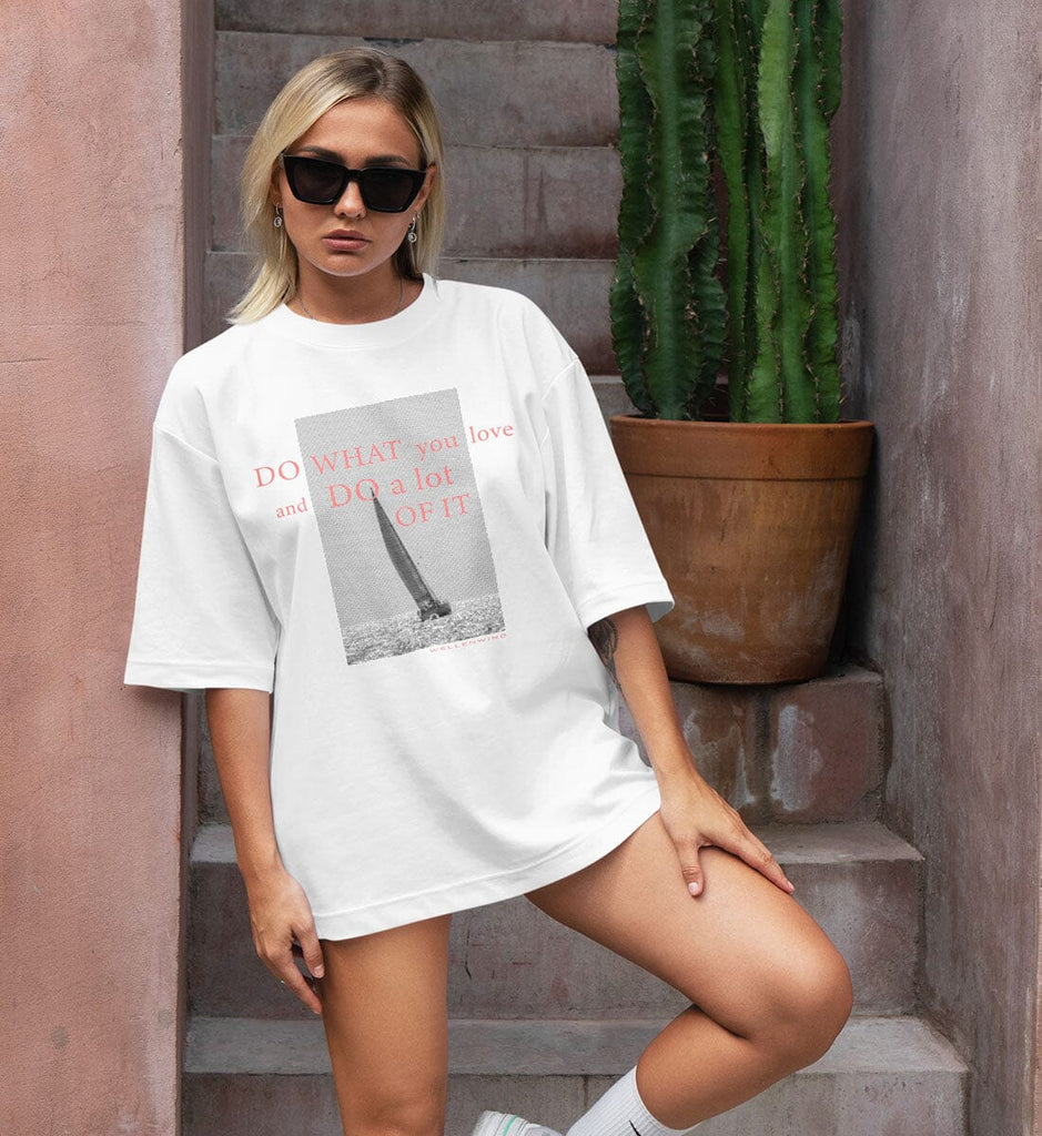 DO WHAT YOU LOVE - Organic Oversized Shirt Blaster Oversized Shirt ST/ST Shirtee 