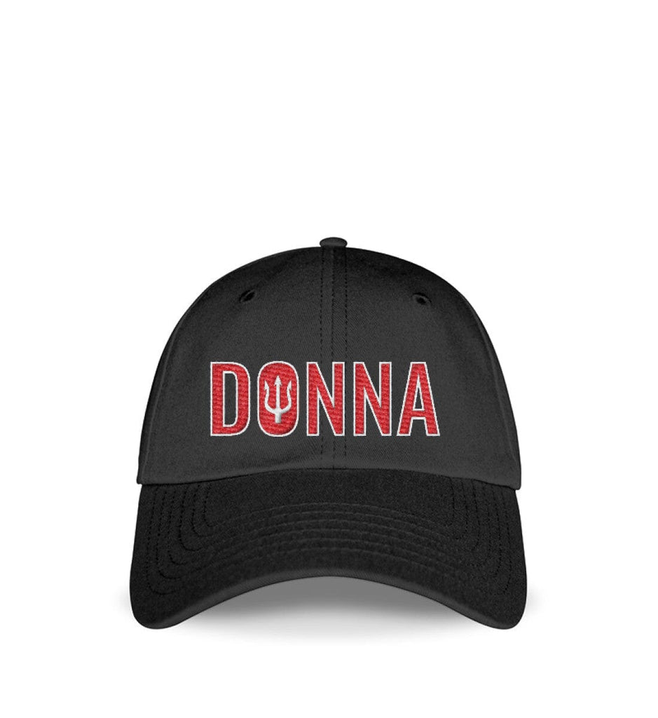 DONNA - Cap Baseball Cap mit Stickerei Shirtee Black Einheitsgröße 