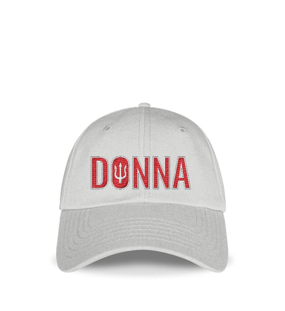 DONNA - Cap Baseball Cap mit Stickerei Shirtee Sport Grey Einheitsgröße 