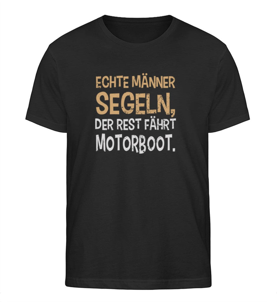 ECHTE MÄNNER SEGELN - Herren Organic Shirt Rocker T-Shirt ST/ST Shirtee Black S 