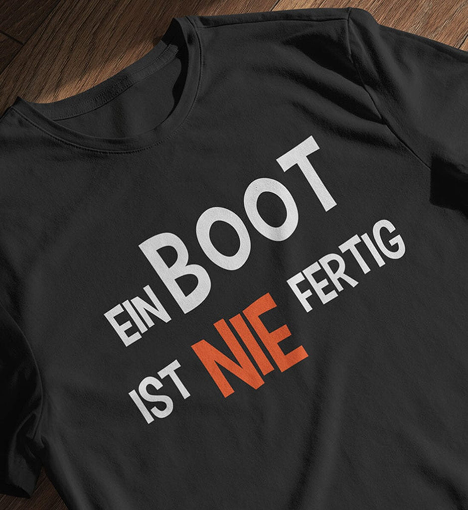 EIN BOOT IST NIE FERTIG - Herren Organic Shirt Rocker T-Shirt ST/ST Shirtee 