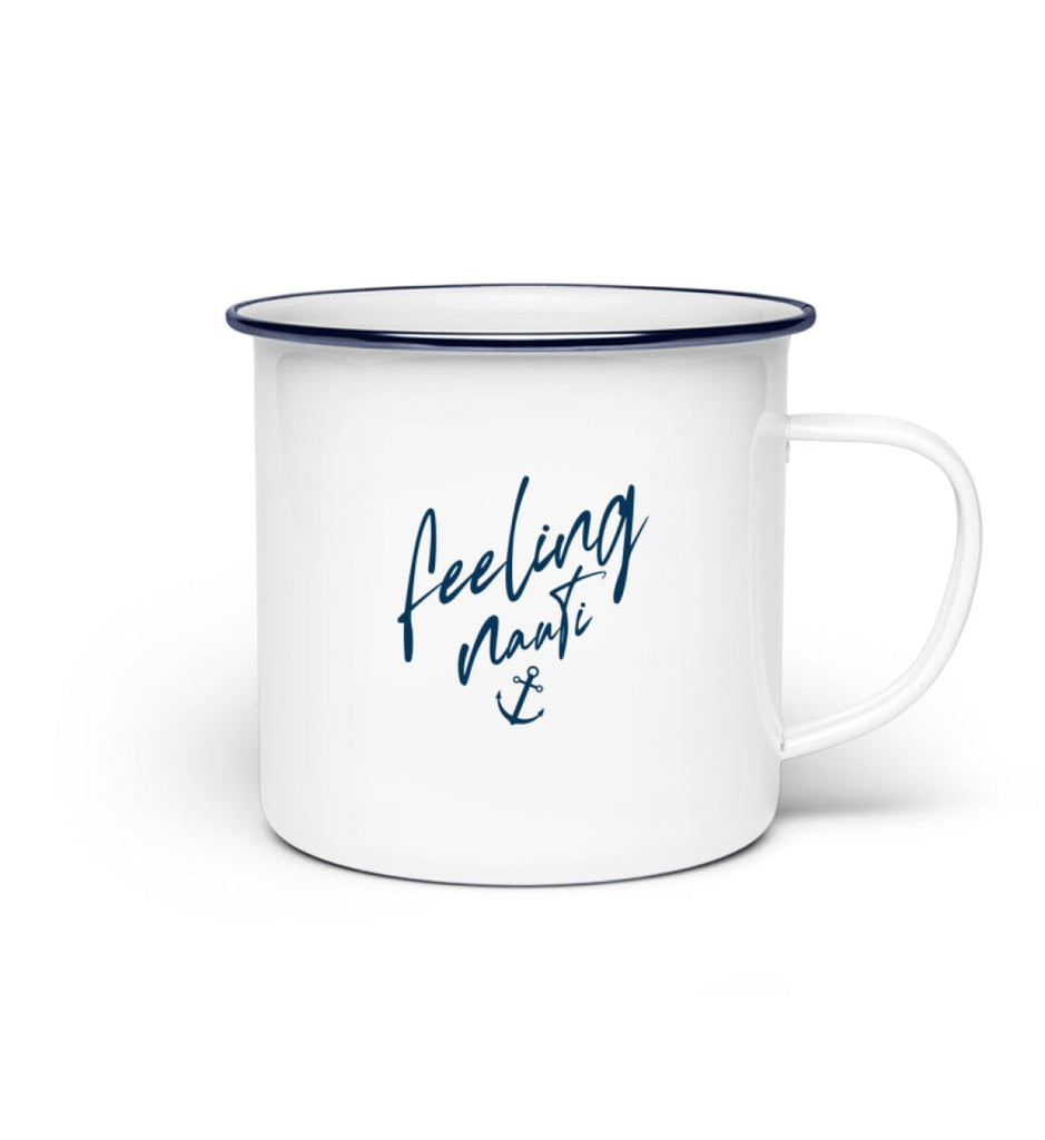 FEELING NAUTI - Emaille Tasse Emaille Tasse Shirtee 