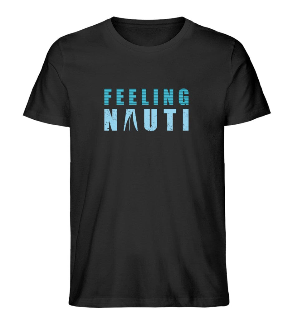 FEELING NAUTI - Premium Organic Shirt Creator T-Shirt ST/ST Shirtee Black XS 