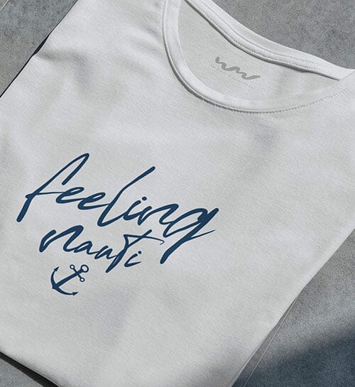 FEELING NAUTI - Premium Organic Shirt Expresser T-Shirt ST/ST Shirtee 