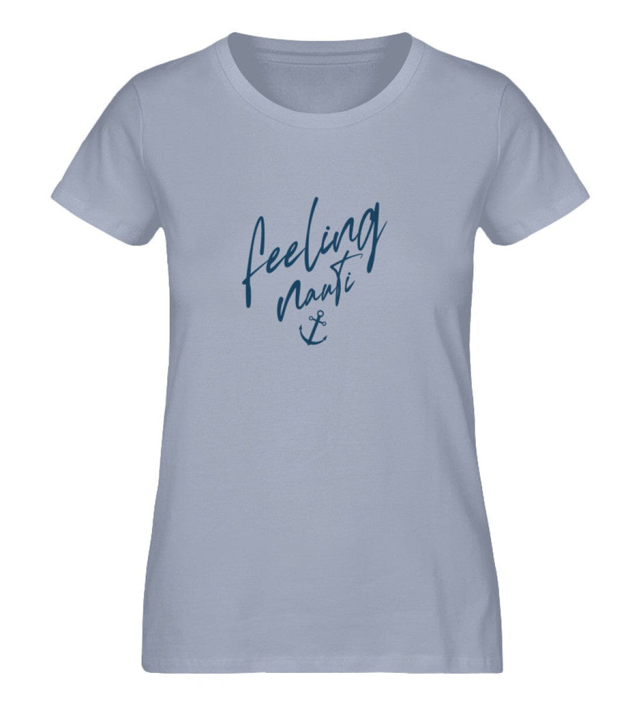 FEELING NAUTI - Premium Organic Shirt Expresser T-Shirt ST/ST Shirtee Serene Blue XS 