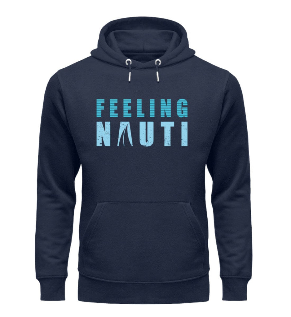 FEELING NAUTI - Unisex Organic Hoodie Cruiser Hoodie ST/ST Shirtee French Navy XS 