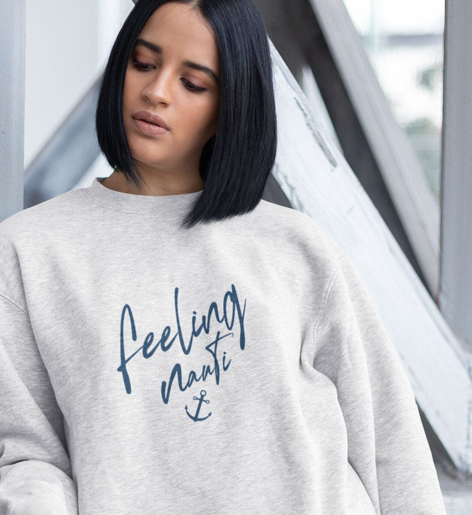 FEELING NAUTI - Unisex Organic Sweatshirt Changer Sweatshirt ST/ST Shirtee 