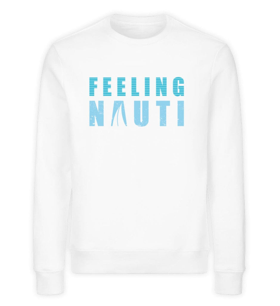 FEELING NAUTI - Unisex Organic Sweatshirt Changer Sweatshirt ST/ST Shirtee White S 