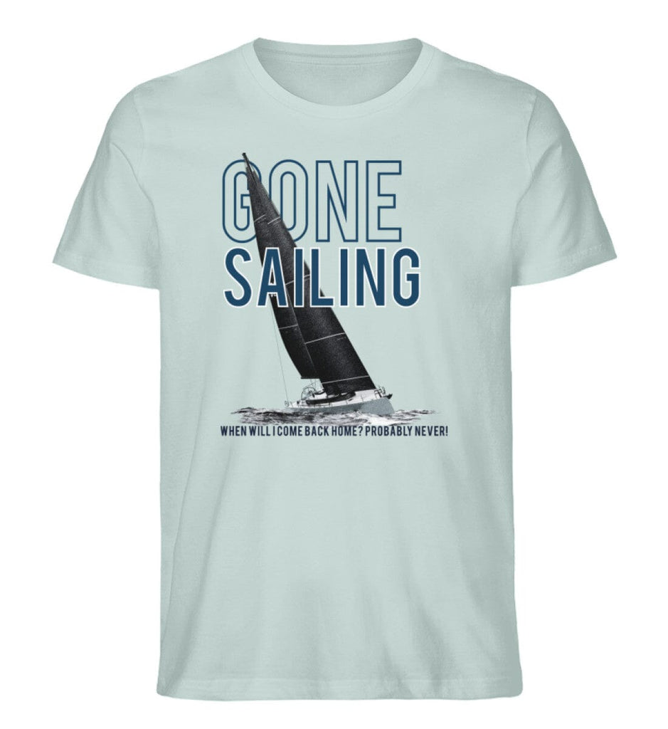 GONE SAILING - Herren Premium Organic Shirt Creator T-Shirt ST/ST Shirtee Caribbean Blue M 