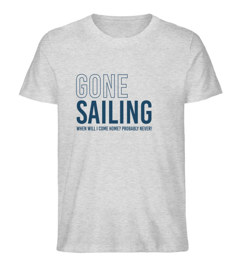 GONE SAILING - Herren Premium Organic Shirt Creator T-Shirt ST/ST Shirtee Heather Grey S 