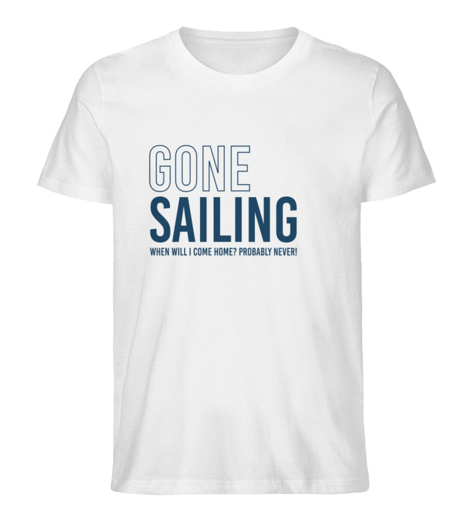 GONE SAILING - Herren Premium Organic Shirt Creator T-Shirt ST/ST Shirtee Off White S 