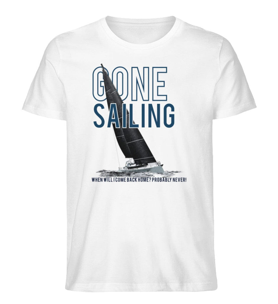 GONE SAILING - Herren Premium Organic Shirt Creator T-Shirt ST/ST Shirtee White XS 