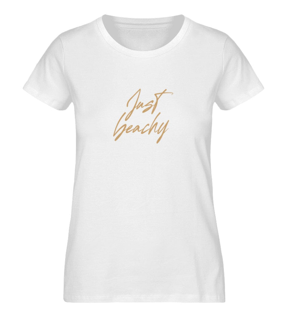 JUST BEACHY - Organic Shirt Expresser T-Shirt ST/ST Shirtee White XS 