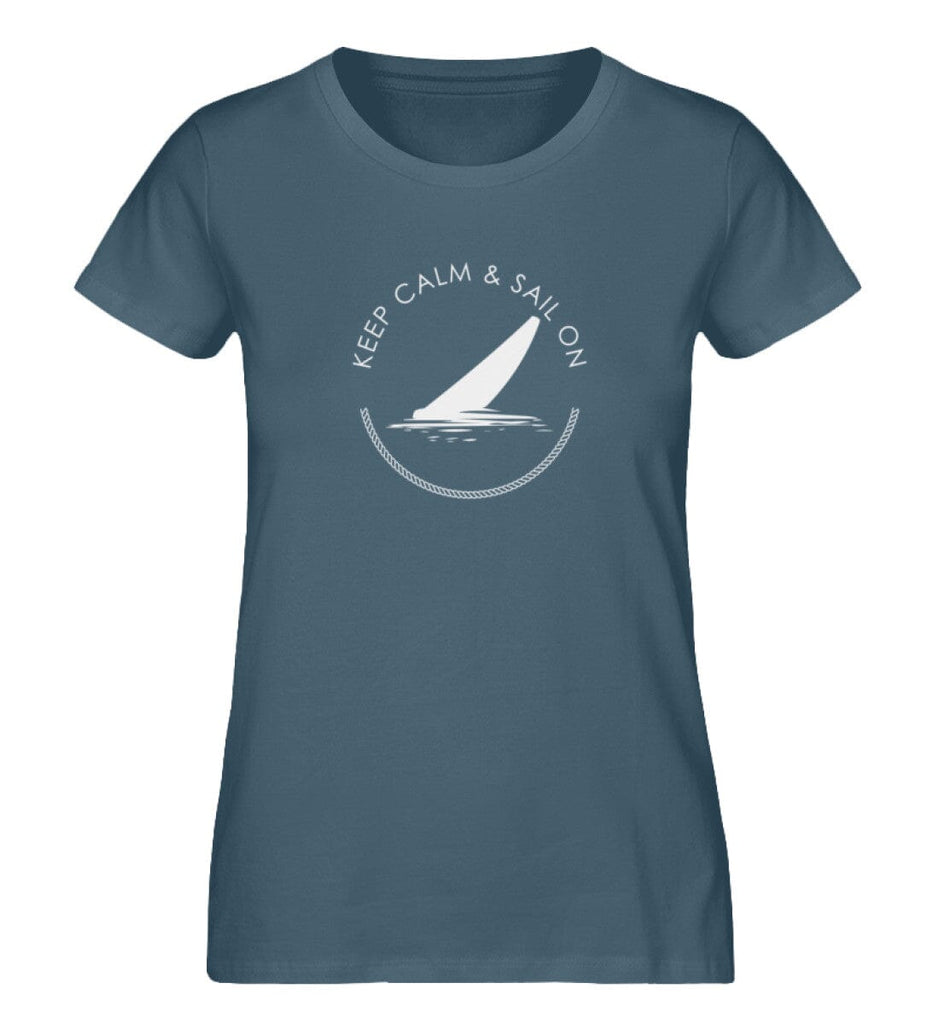 KEEP CALM SAIL ON - Organic Shirt Expresser T-Shirt ST/ST Shirtee Stargazer S 