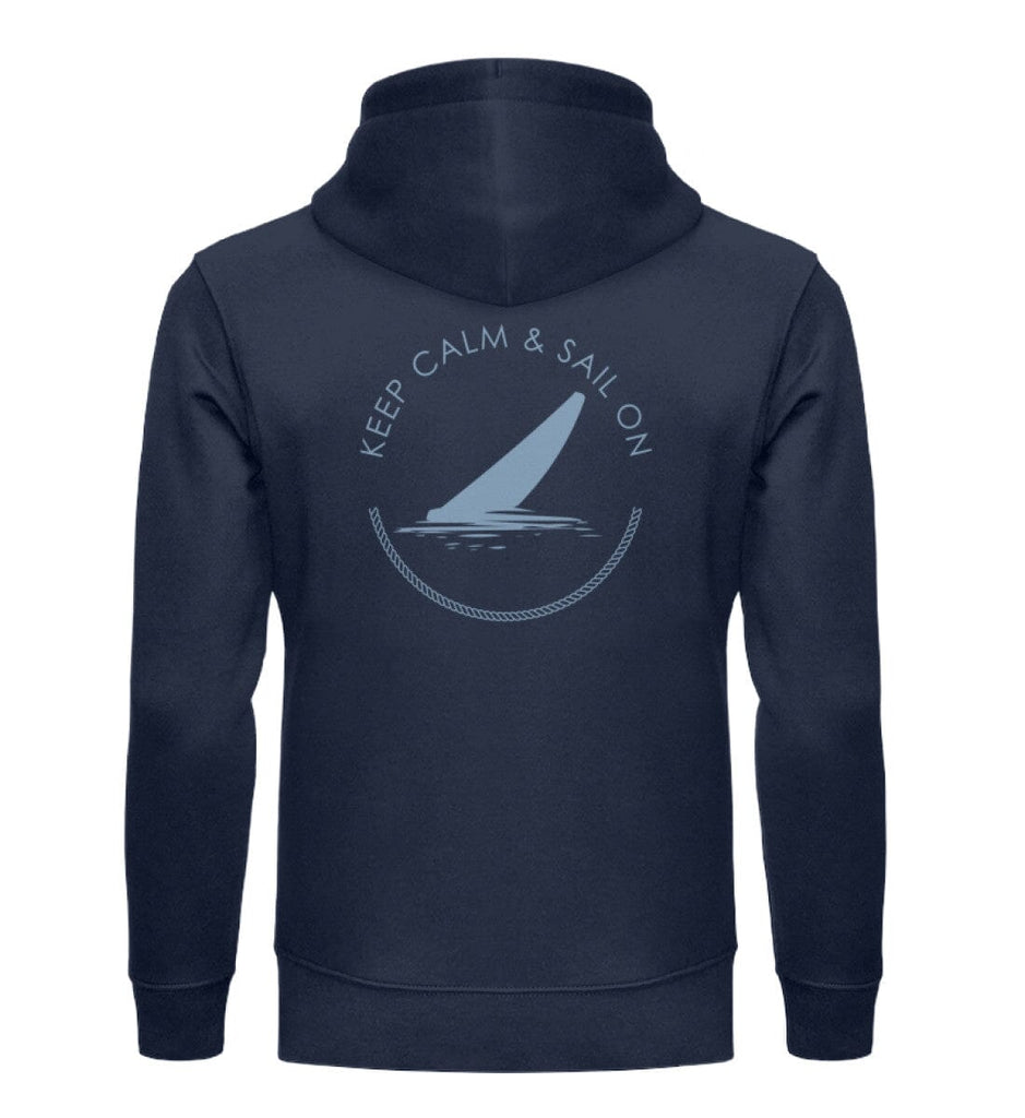 KEEP CALM & SAIL ON - Unisex Organic Hoodie Cruiser Hoodie ST/ST Shirtee 