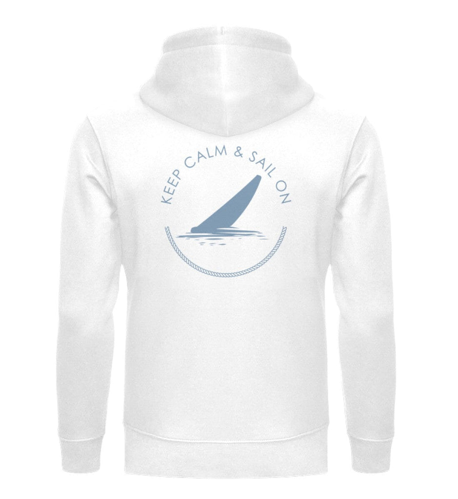 KEEP CALM & SAIL ON - Unisex Organic Hoodie Cruiser Hoodie ST/ST Shirtee 