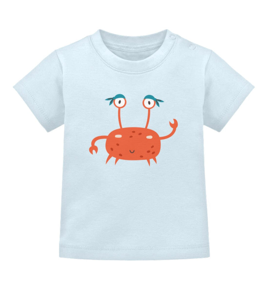 KRABBE - Baby T-Shirt Baby T-Shirt Shirtee Dusty Blue 3-6 Monate 