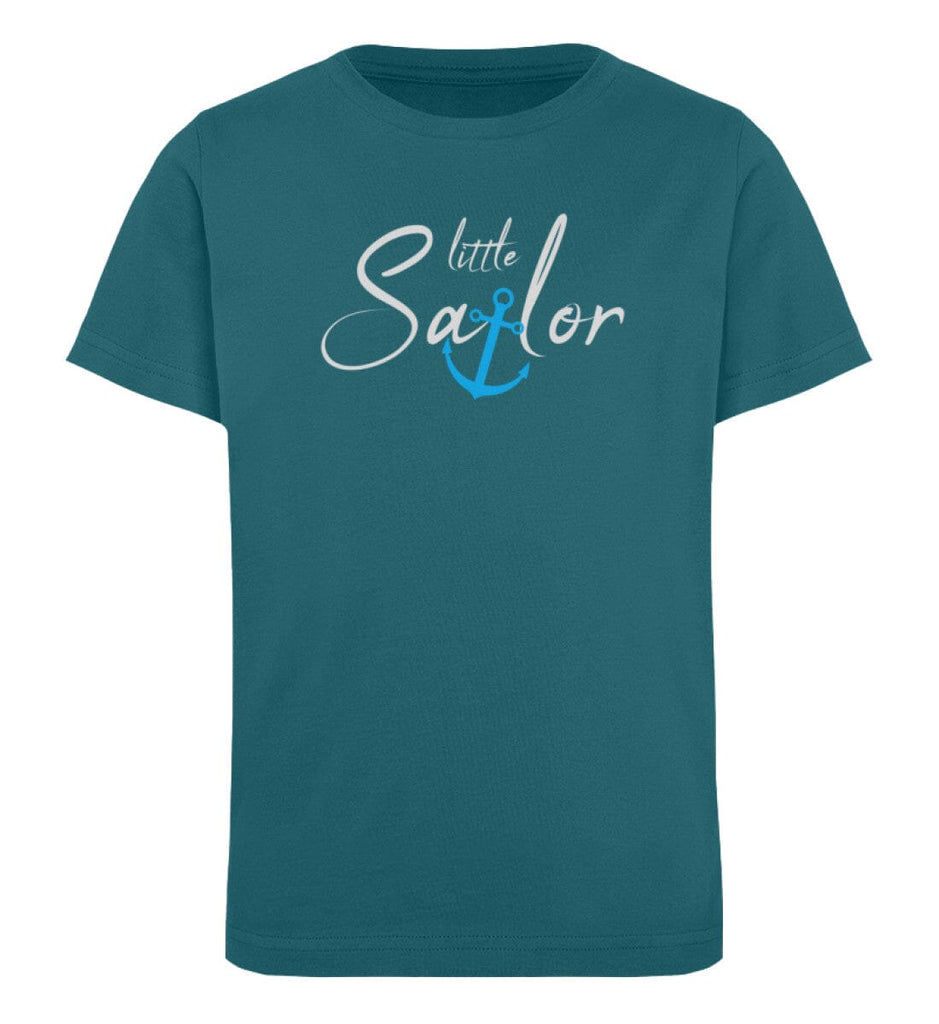 LITTLE SAILOR Boy - Kinder Organic T-Shirt Mini Creator T-Shirt ST/ST Shirtee Ocean Depth 12/14 (152/164) 