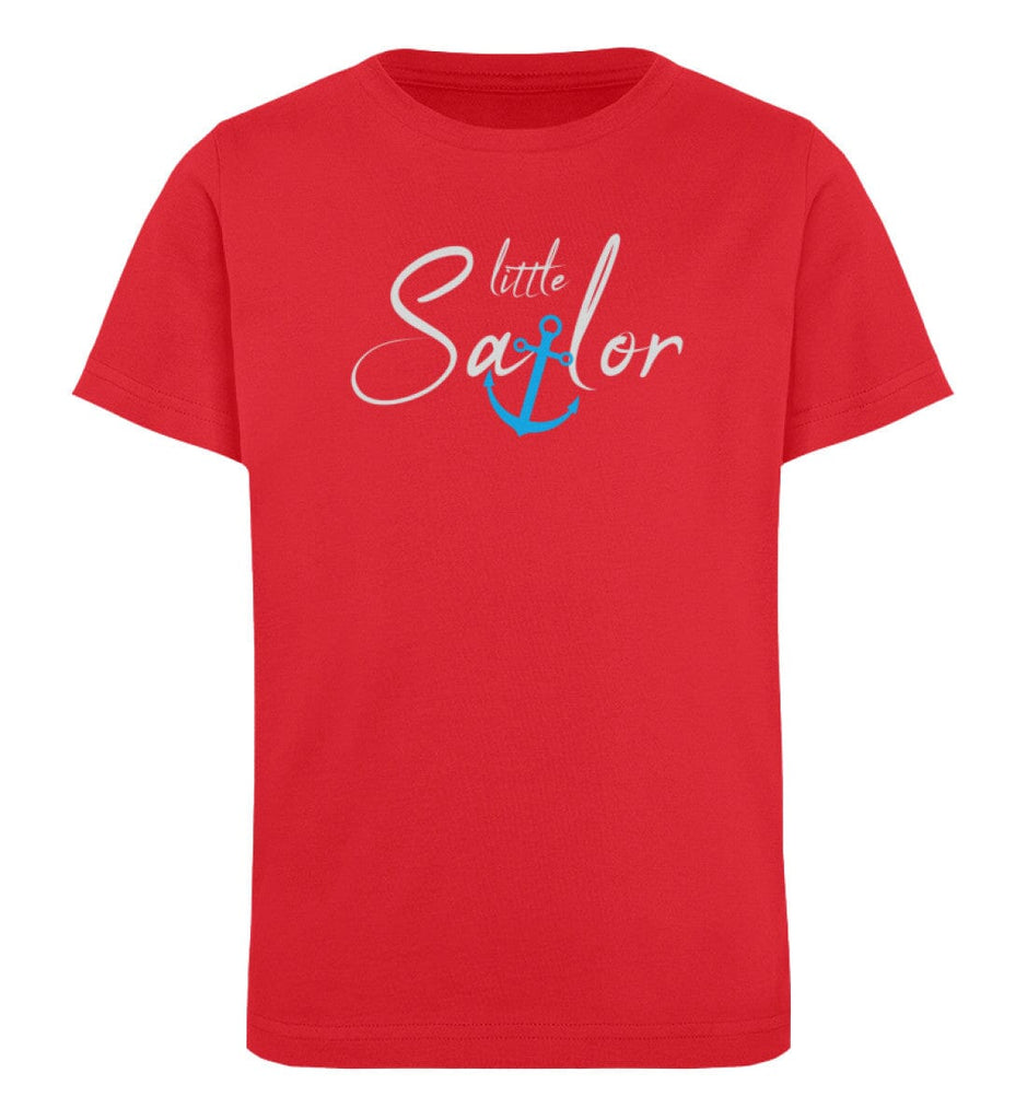 LITTLE SAILOR Boy - Kinder Organic T-Shirt Mini Creator T-Shirt ST/ST Shirtee Red 12/14 (152/164) 