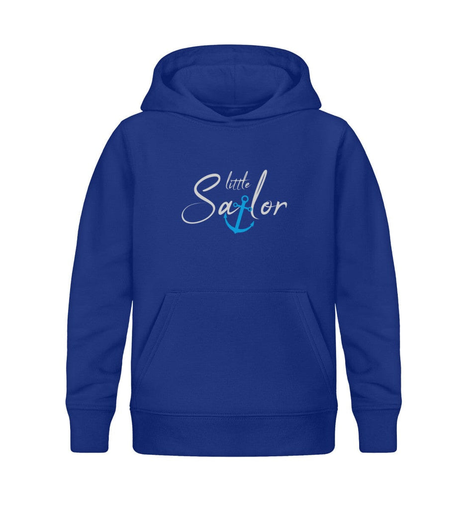 LITTLE SAILOR BOY - Organic Hoodie Mini Runner Zipper ST/ST Shirtee Royal Blue 12/14 (152/164) 