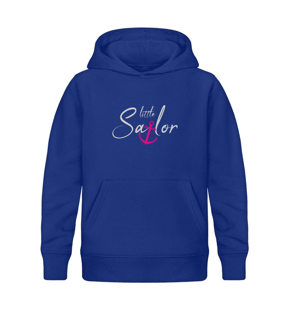 LITTLE SAILOR GIRL - Kinder Organic Hoodie Mini Runner Zipper ST/ST Shirtee Royal Blue 12/14 (152/164) 