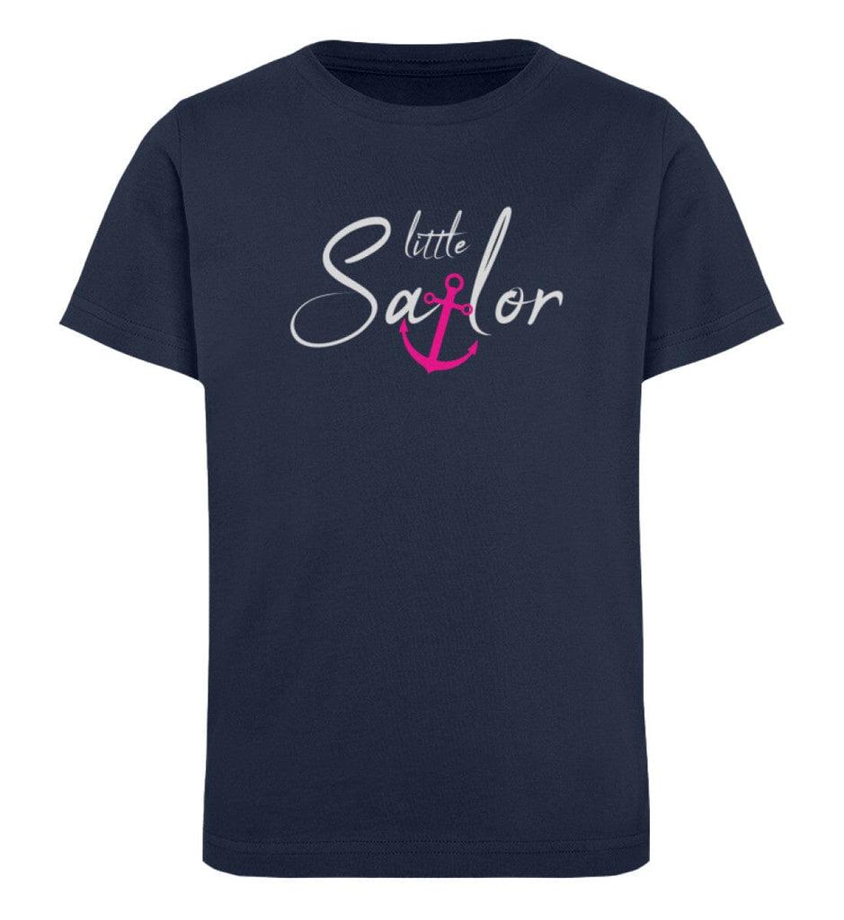 LITTLE SAILOR Girl - Kinder Organic T-Shirt Mini Creator T-Shirt ST/ST Shirtee French Navy 12/14 (152/164) 