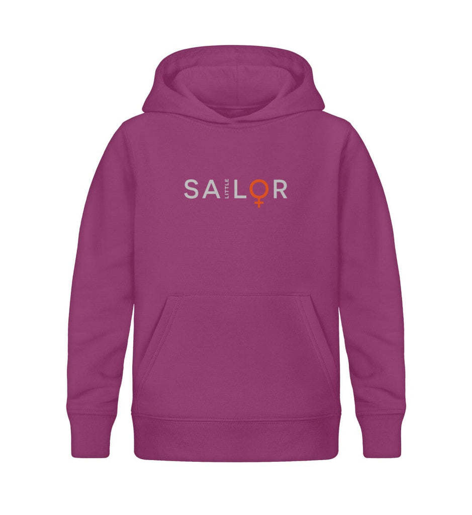 LITTLE SAILOR Girl - Organic Hoodie Mini Cruiser Hoodie ST/ST Shirtee Orchid Flower 12/14 (152/164) 