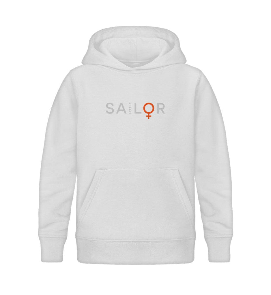 LITTLE SAILOR Girl - Organic Hoodie Mini Cruiser Hoodie ST/ST Shirtee White 12/14 (152/164) 