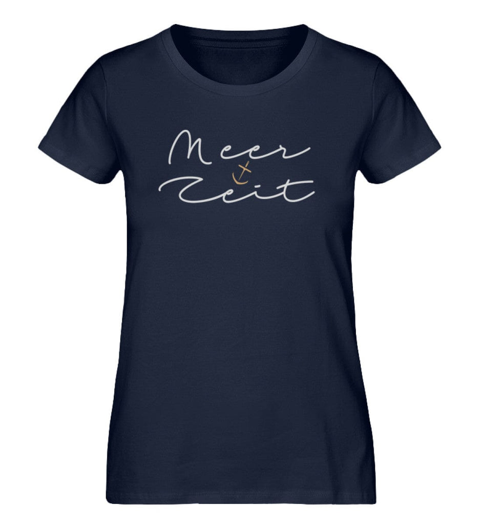 MEER ZEIT - Damen Premium Organic Shirt Expresser T-Shirt ST/ST Shirtee French Navy XS 