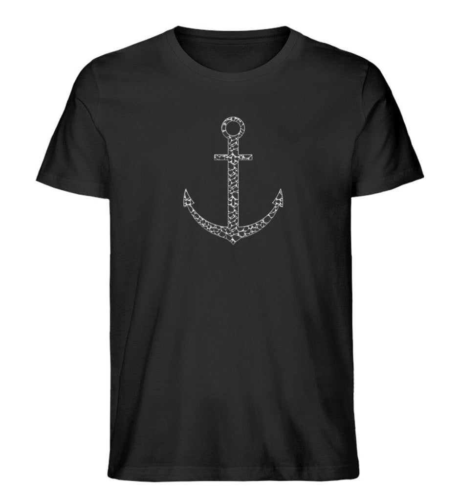 METAL ANCHOR - Herren Premium Organic Shirt Creator T-Shirt ST/ST Shirtee Black XS 