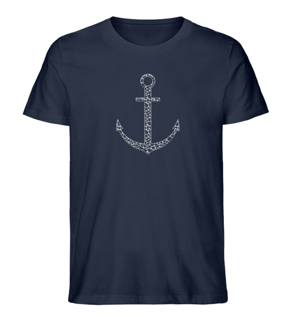 METAL ANCHOR - Herren Premium Organic Shirt Creator T-Shirt ST/ST Shirtee French Navy XS 