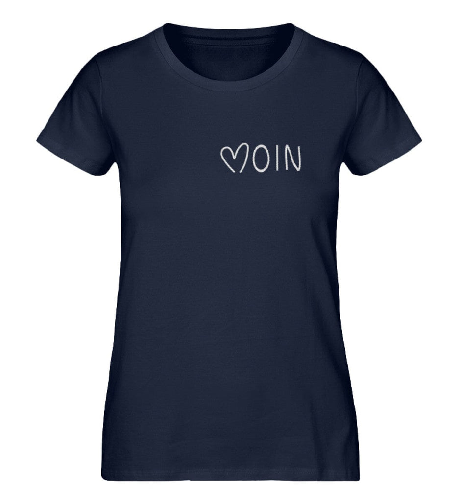 MOIN - Damen Premium Organic Shirt Expresser T-Shirt ST/ST Shirtee French Navy XS 