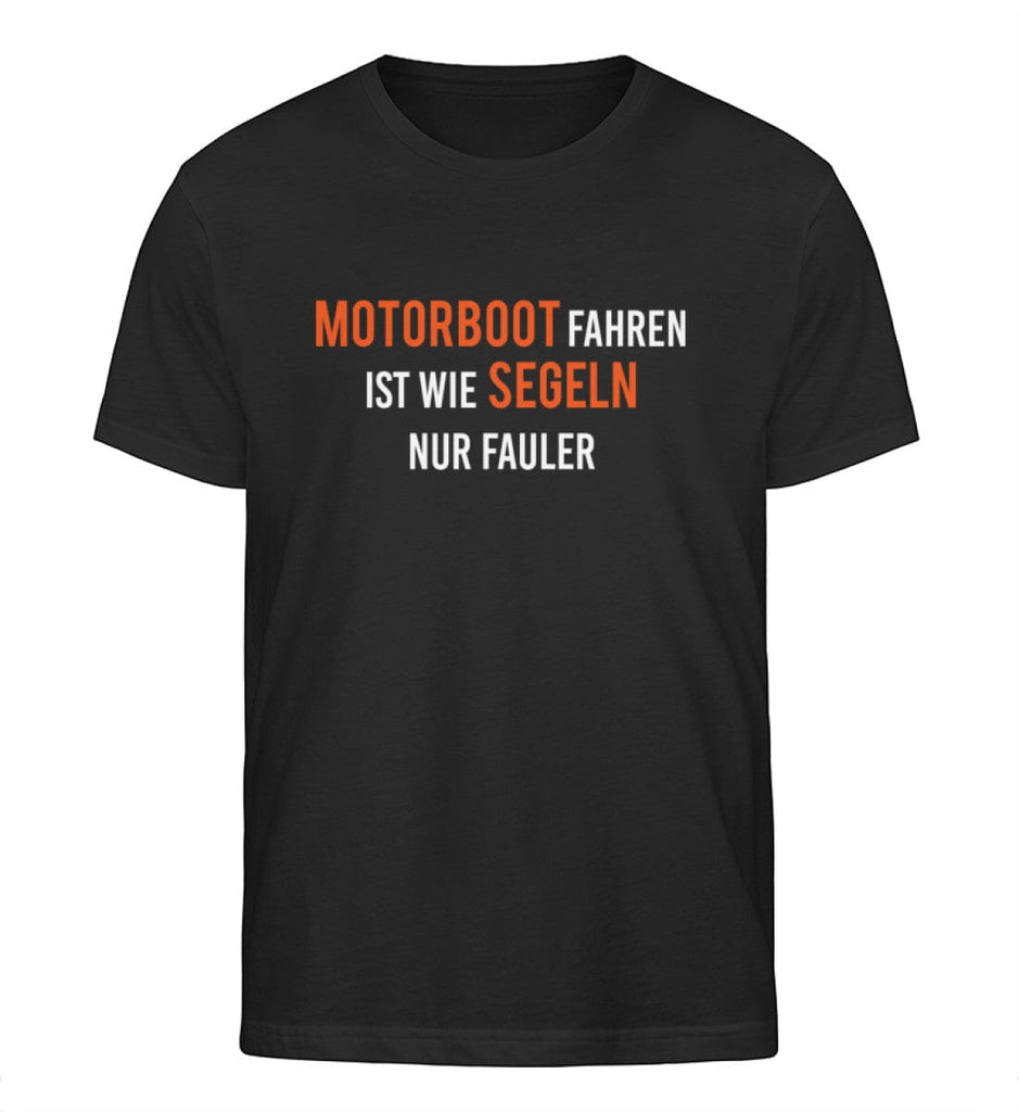 MOTORBOOT FAHREN - Herren Organic Shirt Rocker T-Shirt ST/ST Shirtee Black S 