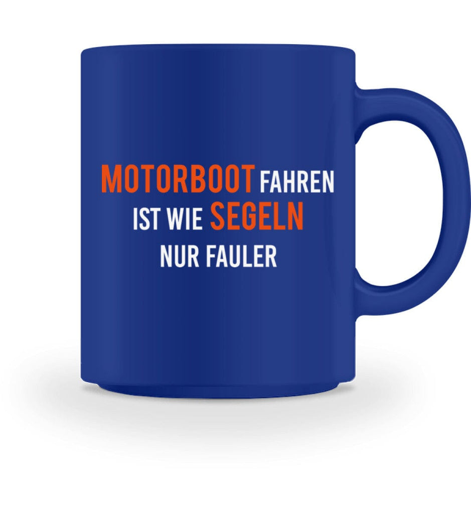 MOTORBOOT FAHREN... - Tasse Tasse Shirtee 