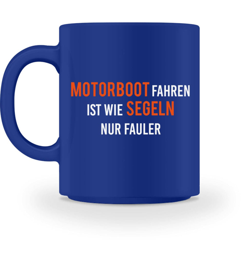 MOTORBOOT FAHREN... - Tasse Tasse Shirtee Royal M 