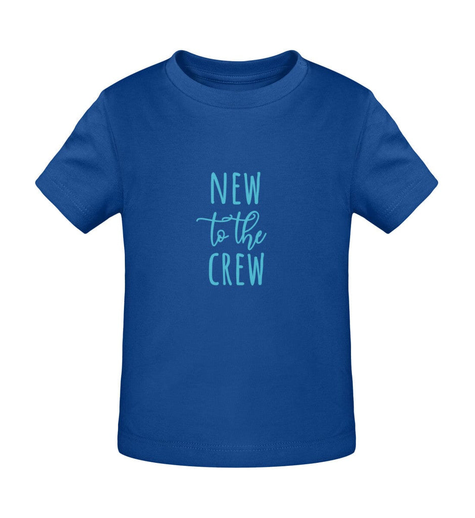 NEW TO THE CREW - Baby Organic T-Shirt Baby Creator T-Shirt ST/ST Shirtee Majorelle Blue 24-36 Monate 