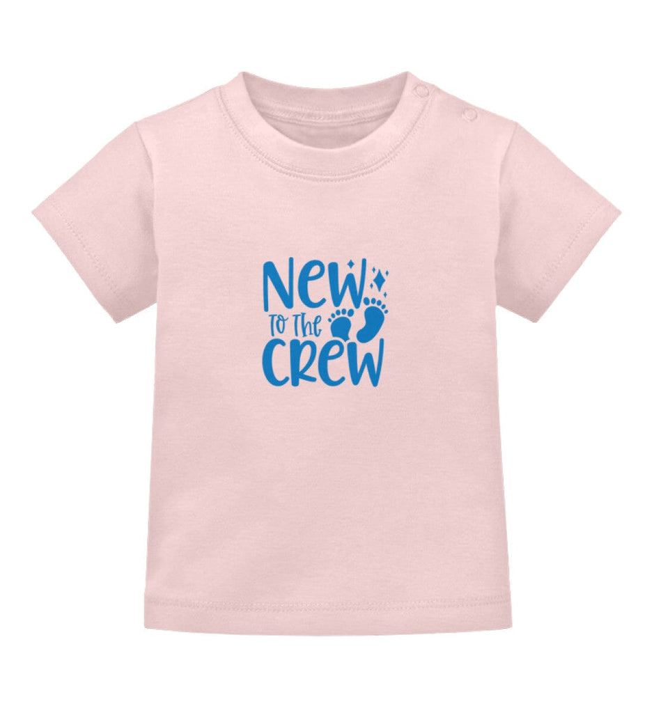 NEW TO THE CREW - Baby T-Shirt Baby T-Shirt Shirtee Powder Pink 3-6 Monate 