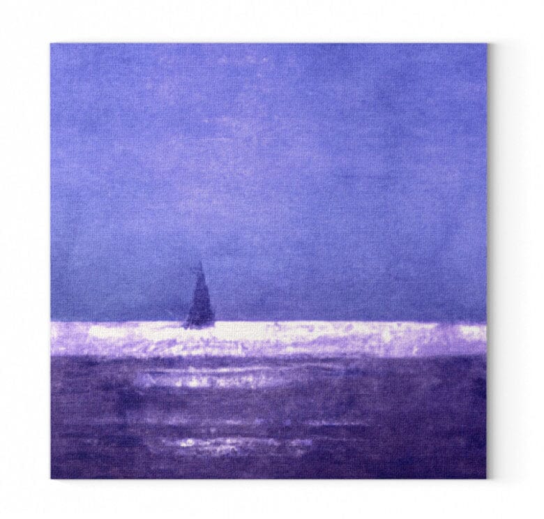 NIGHTSAIL - Leinwand mit Keilrahmen Leinwand 45x45cm Shirtee 