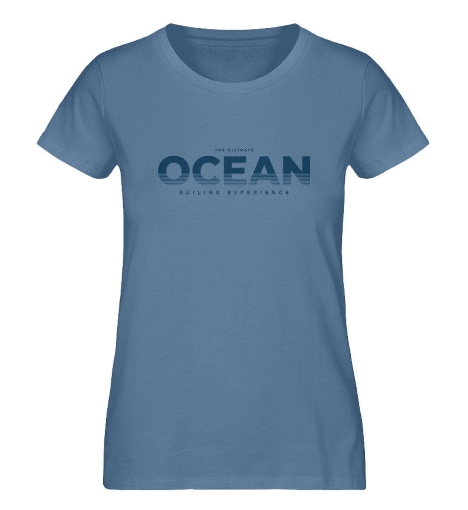 OCEAN SAILING - Premium Organic Shirt Expresser T-Shirt ST/ST Shirtee Mid Heather Blue XS 