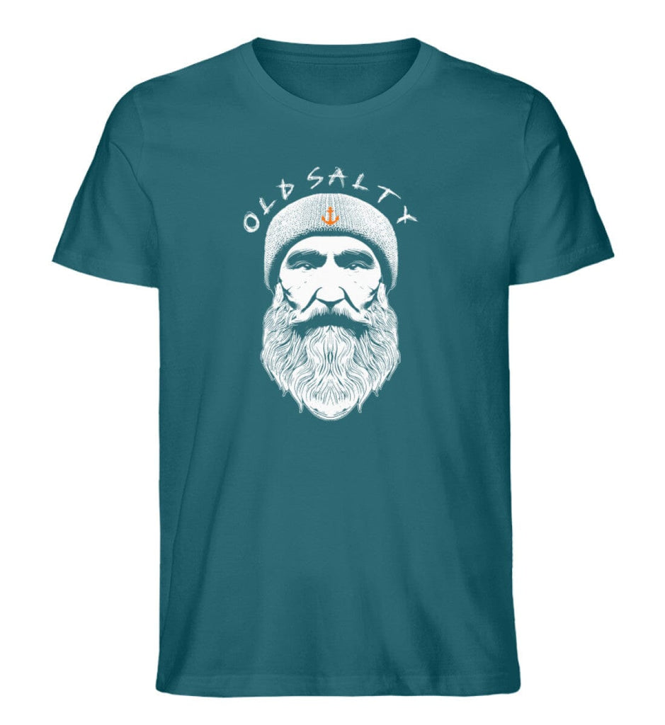 OLD SALTY - Herren Premium Organic Shirt Creator T-Shirt ST/ST Shirtee Ocean Depth S 