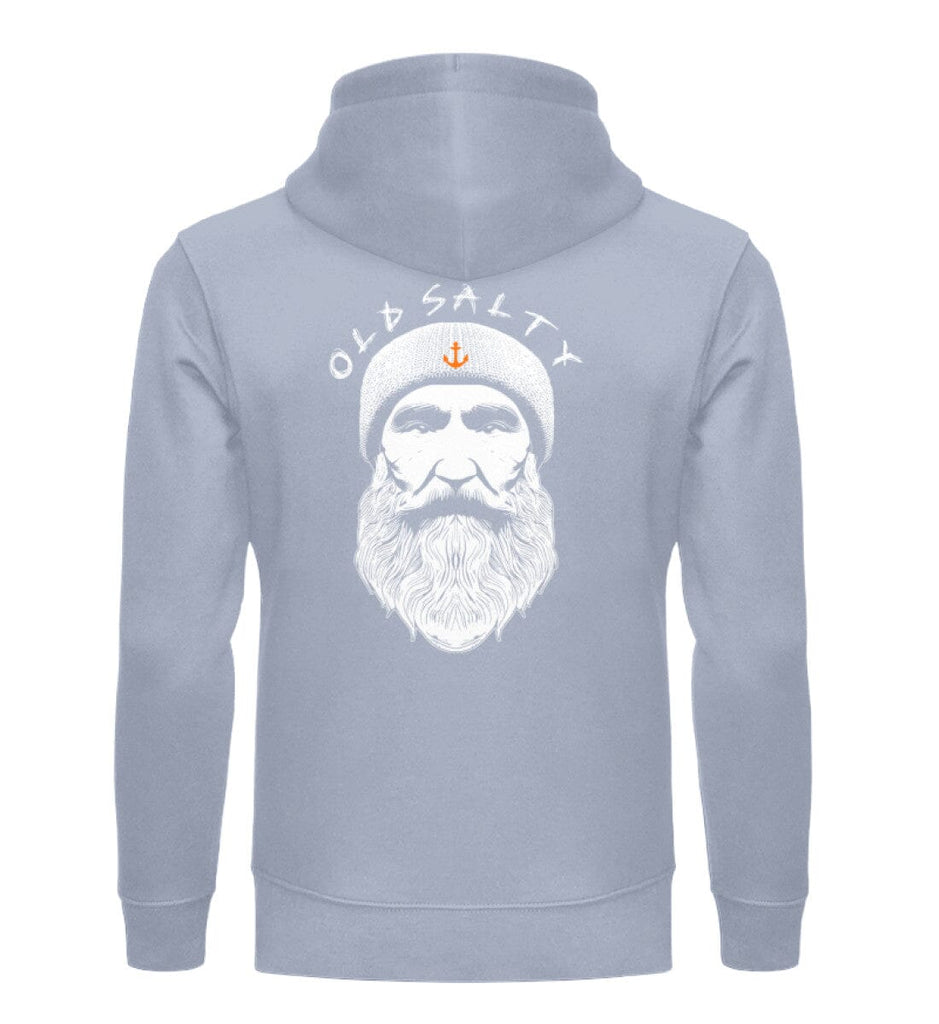 OLD SALTY - Unisex Organic Hoodie Cruiser Hoodie ST/ST Shirtee Serene Blue XS 