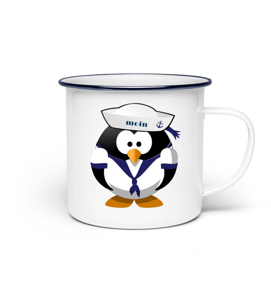 PINGUIN - Emaille Tasse Emaille Tasse Shirtee 